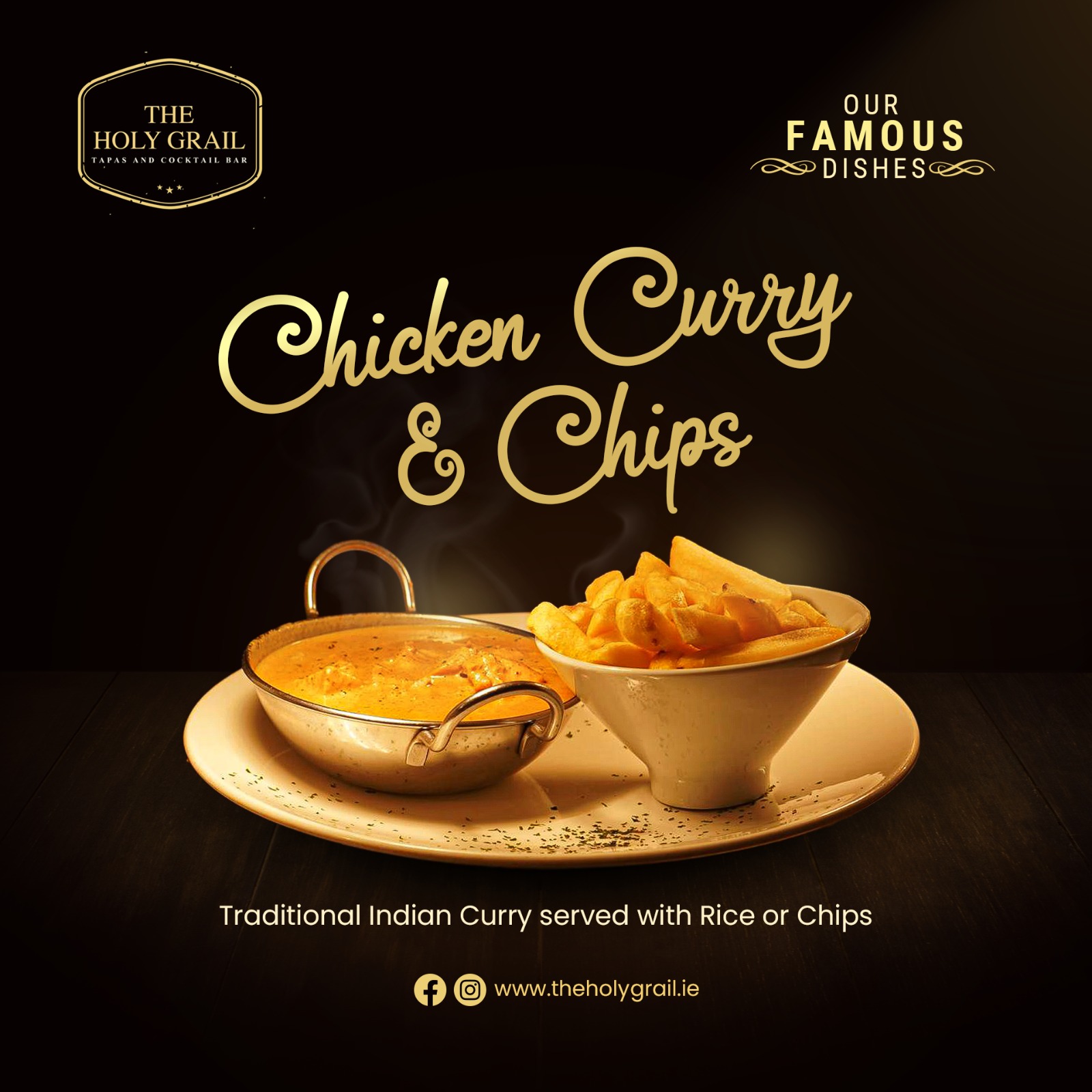 chicken curry chips